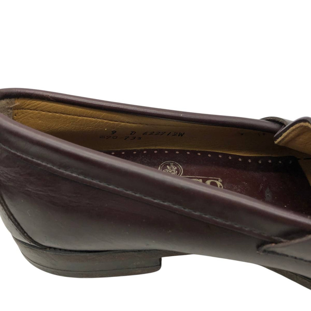 Sebago coin loafers, made in the USA, size 9D Men's 27.0cm unclear red type reddish brown Vintage Second Hand