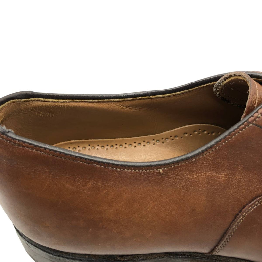 Johnston & Murphy LIMITED Semi-Brogue Straight Tip Shoes, Made in USA, Size 10D (equivalent to men's 11") /saa015024 Men's 28.0cm genuine leather brown type Vintage Second Hand