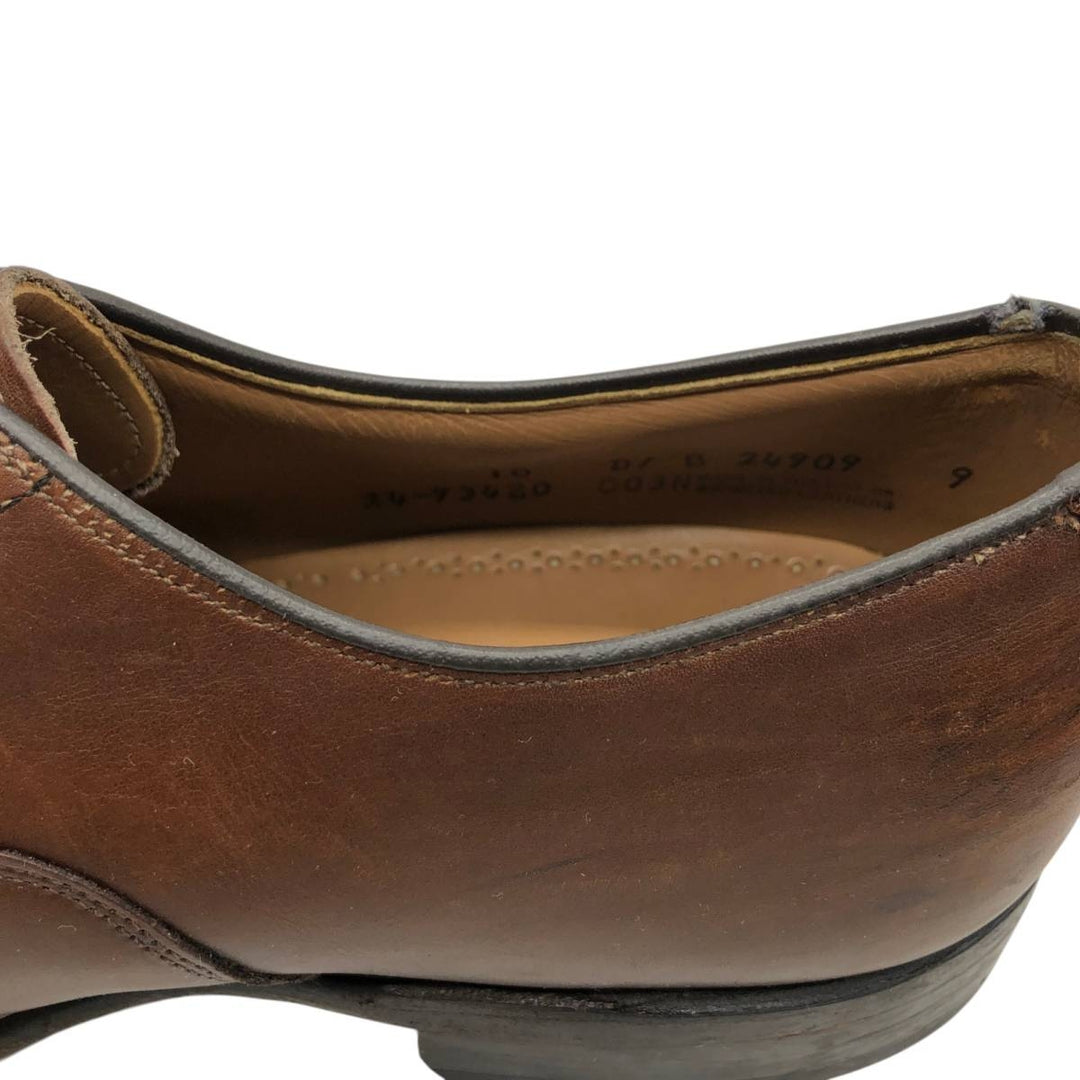 Johnston & Murphy LIMITED Semi-Brogue Straight Tip Shoes, Made in USA, Size 10D (equivalent to men's 11") /saa015024 Men's 28.0cm genuine leather brown type Vintage Second Hand