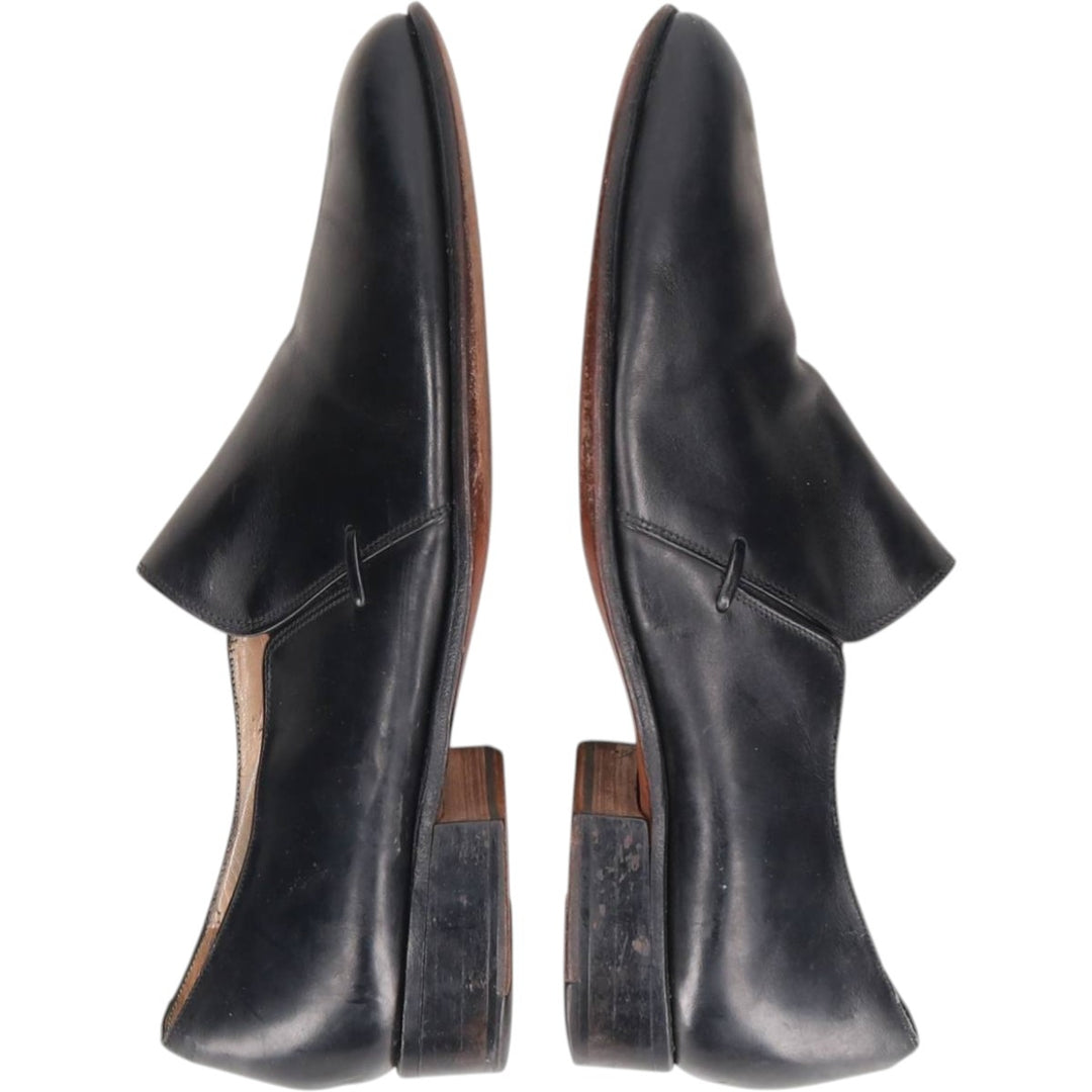 Johnston & Murphy Vamp Loafers, Made in USA Men's 25.5cm genuine leather black type Vintage Second Hand
