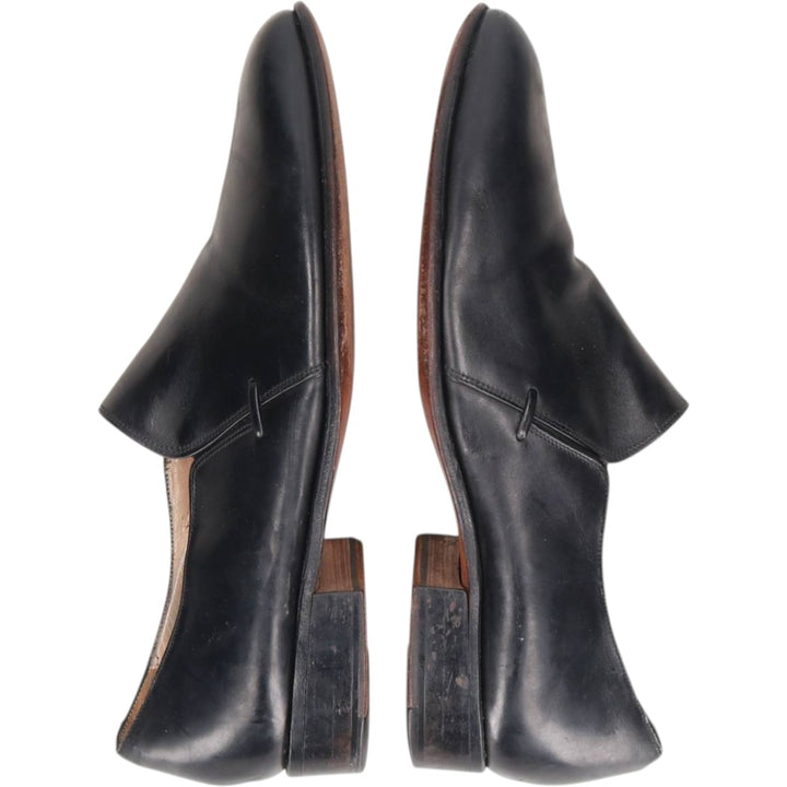 Johnston & Murphy Vamp Loafers, Made in USA Men's 25.5cm genuine leather black type Vintage Second Hand