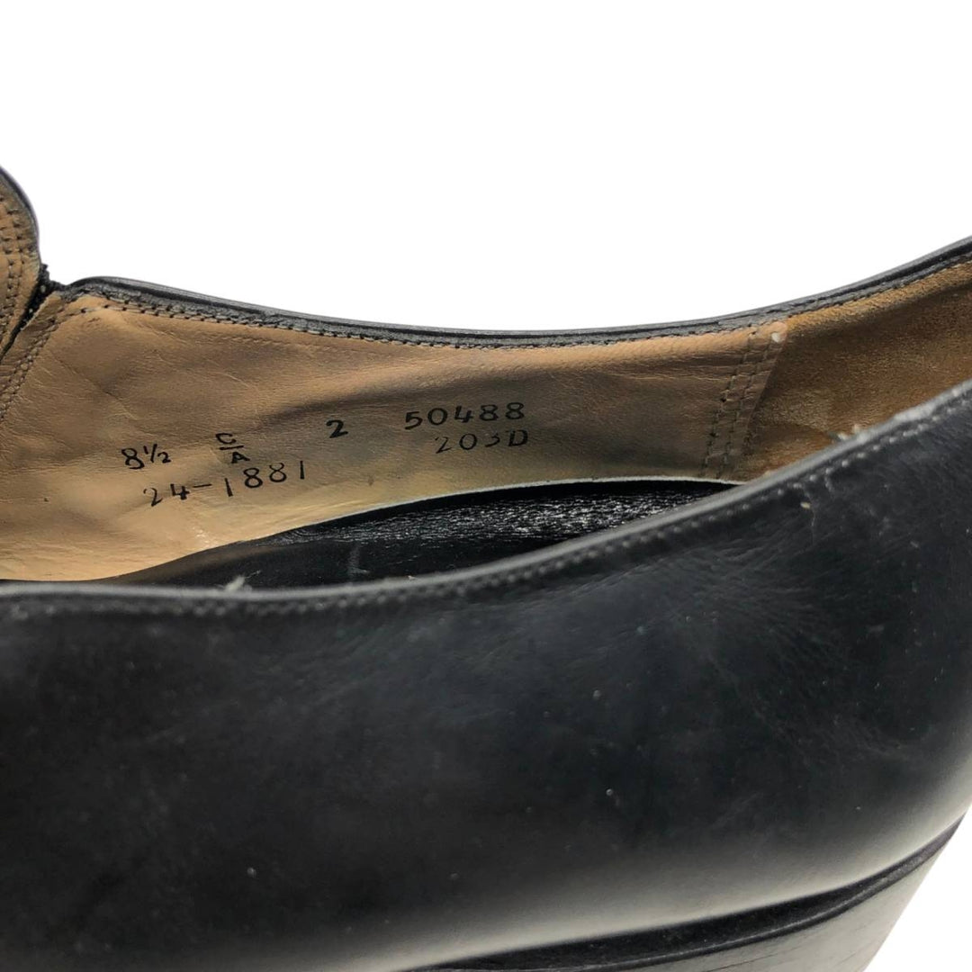 Johnston & Murphy Vamp Loafers, Made in USA Men's 25.5cm genuine leather black type Vintage Second Hand
