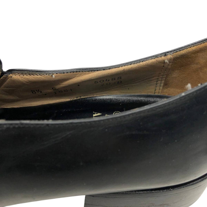 Johnston & Murphy Vamp Loafers, Made in USA Men's 25.5cm genuine leather black type Vintage Second Hand