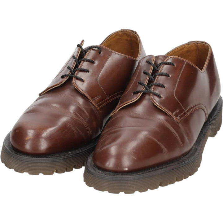 Tricker's plain toe shoes, made in England, size 8 Men's 26.5cm genuine leather brown type Vintage Second Hand