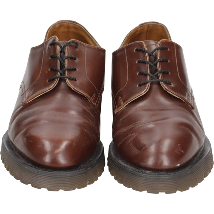 Tricker's plain toe shoes, made in England, size 8 Men's 26.5cm genuine leather brown type Vintage Second Hand