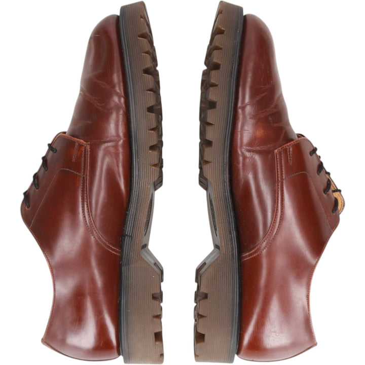 Tricker's plain toe shoes, made in England, size 8 Men's 26.5cm genuine leather brown type Vintage Second Hand