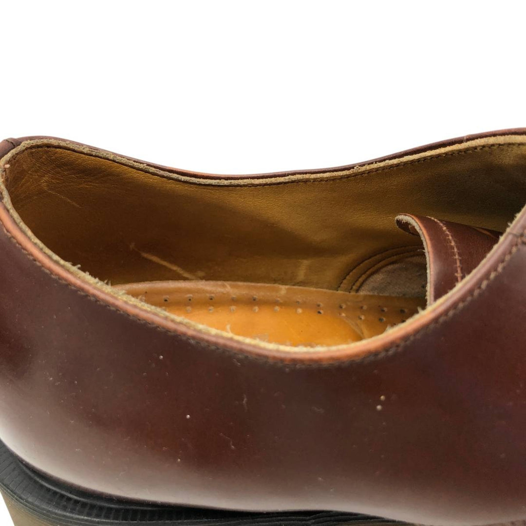 Tricker's plain toe shoes, made in England, size 8 Men's 26.5cm genuine leather brown type Vintage Second Hand