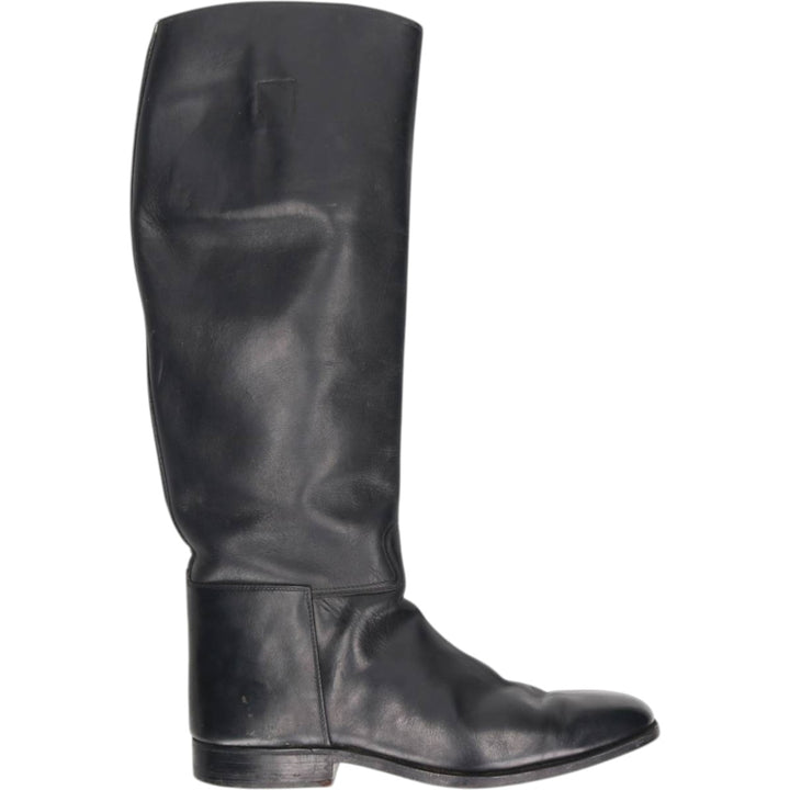 long boots 6 1/2 Women's 25.5cm unclear black type Vintage Second Hand