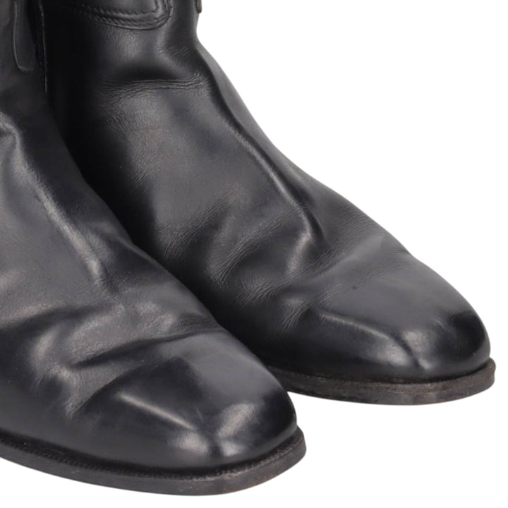 long boots 6 1/2 Women's 25.5cm unclear black type Vintage Second Hand