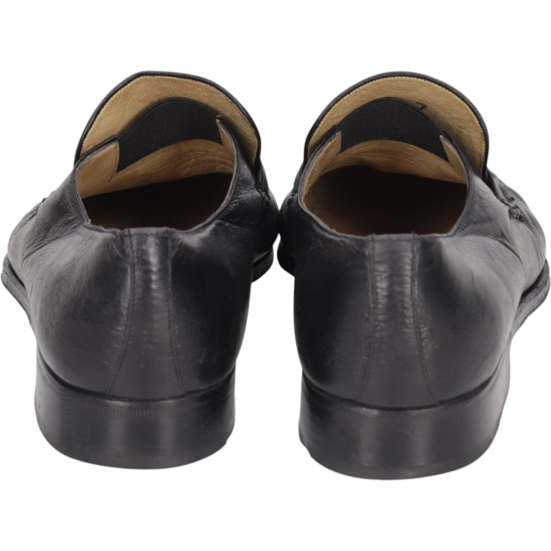 Moreschi monk strap shoes, made in Italy, size 7 1/2 Men's 26.0cm unclear black type Vintage Second Hand