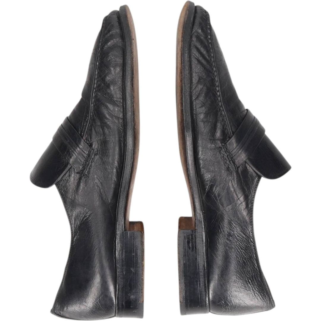 Moreschi monk strap shoes, made in Italy, size 7 1/2 Men's 26.0cm unclear black type Vintage Second Hand