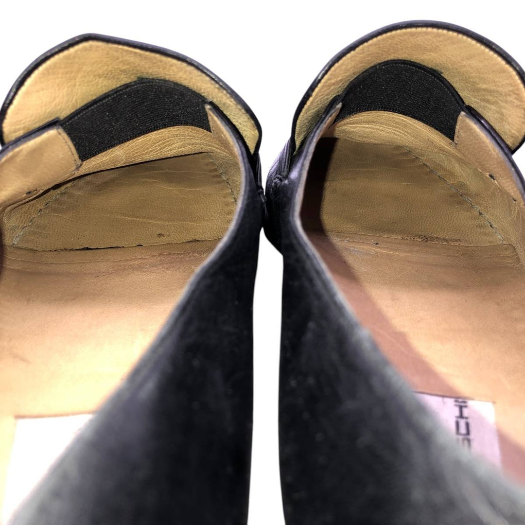 Moreschi monk strap shoes, made in Italy, size 7 1/2 Men's 26.0cm unclear black type Vintage Second Hand