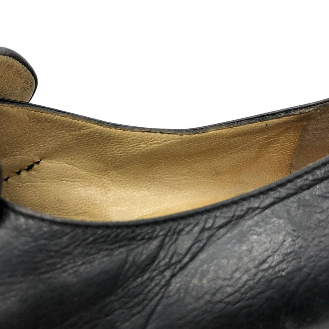 Moreschi monk strap shoes, made in Italy, size 7 1/2 Men's 26.0cm unclear black type Vintage Second Hand