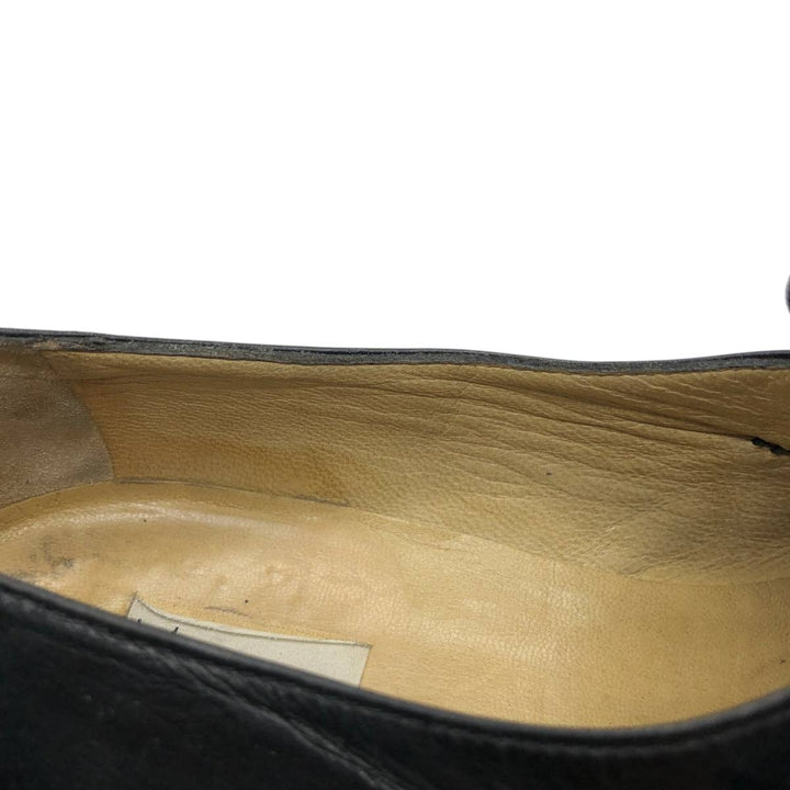Moreschi monk strap shoes, made in Italy, size 7 1/2 Men's 26.0cm unclear black type Vintage Second Hand