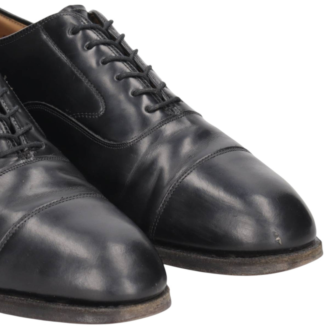 Johnston & Murphy OPTIMA Straight Tip Shoes, Made in USA, Size 9C Men's 27.0cm unclear black type Vintage Second Hand