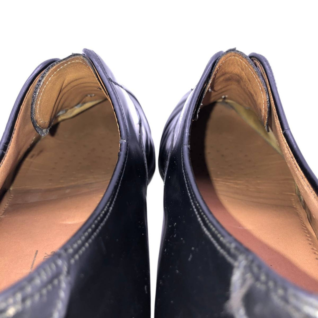 Johnston & Murphy OPTIMA Straight Tip Shoes, Made in USA, Size 9C Men's 27.0cm unclear black type Vintage Second Hand