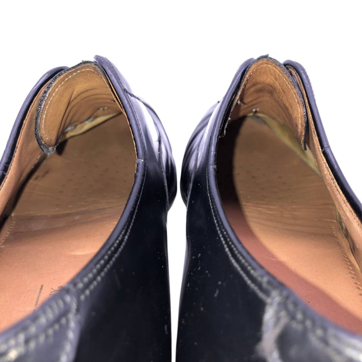 Johnston & Murphy OPTIMA Straight Tip Shoes, Made in USA, Size 9C Men's 27.0cm unclear black type Vintage Second Hand