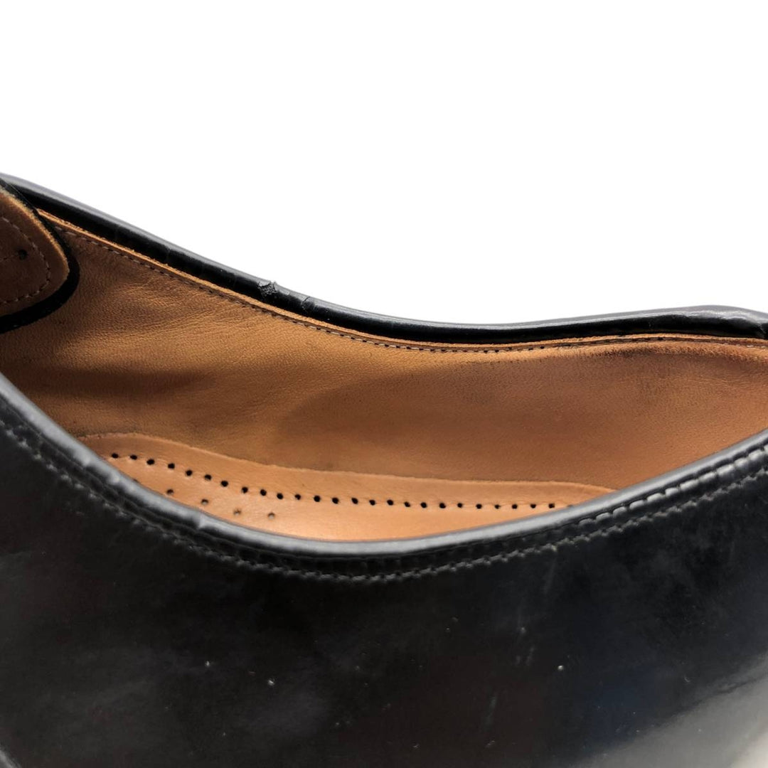 Johnston & Murphy OPTIMA Straight Tip Shoes, Made in USA, Size 9C Men's 27.0cm unclear black type Vintage Second Hand