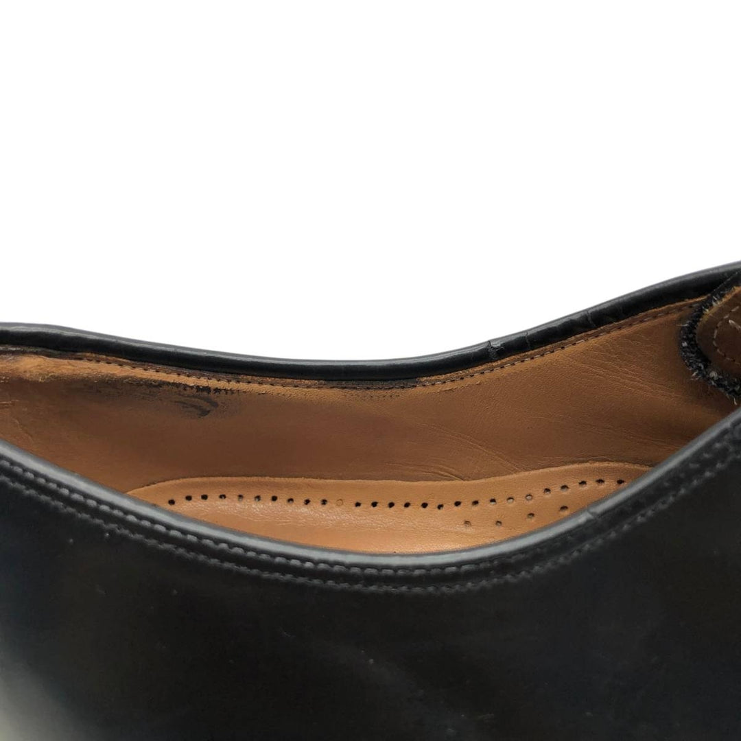 Johnston & Murphy OPTIMA Straight Tip Shoes, Made in USA, Size 9C Men's 27.0cm unclear black type Vintage Second Hand