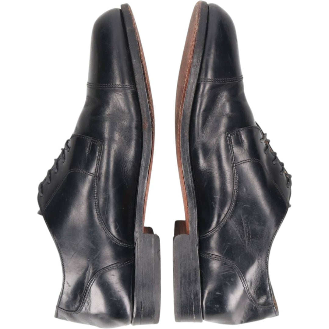 Stafford Straight Tip Shoes, Made in USA, Size 9 1/2EEE Men's 27.5cm genuine leather black type Vintage Second Hand