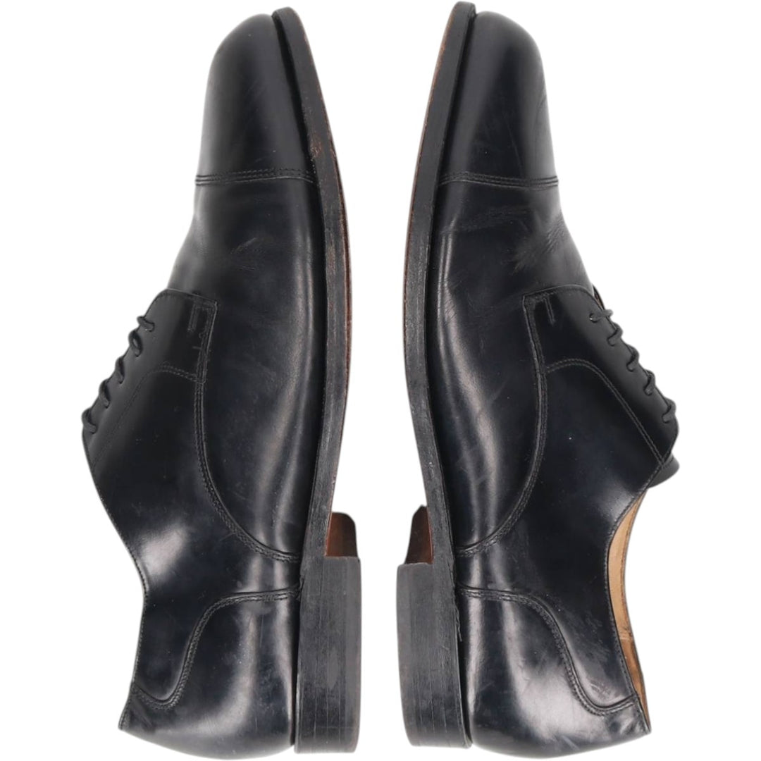 Stafford Straight Tip Shoes, Made in USA, Size 9 1/2EEE Men's 27.5cm genuine leather black type Vintage Second Hand