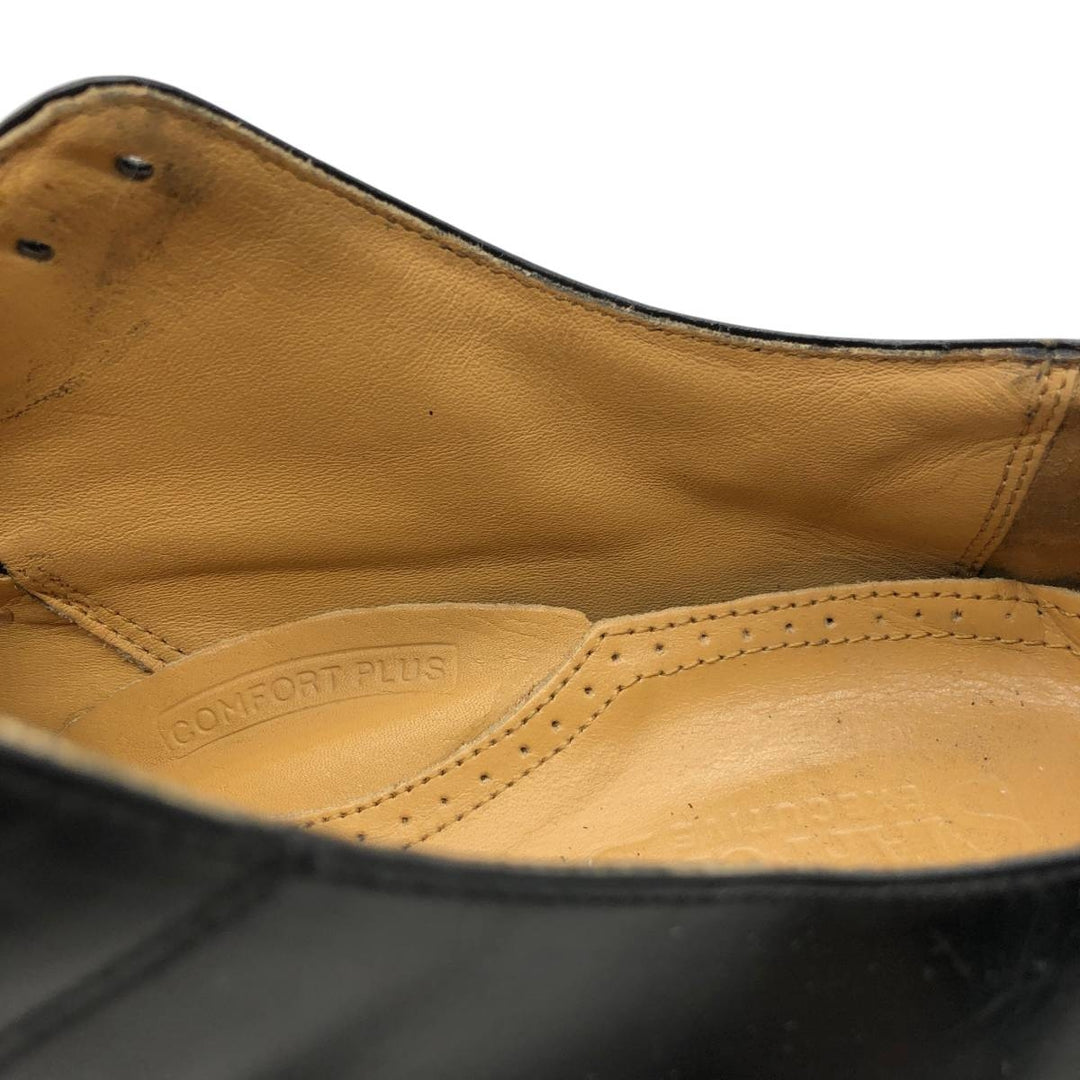 Stafford Straight Tip Shoes, Made in USA, Size 9 1/2EEE Men's 27.5cm genuine leather black type Vintage Second Hand