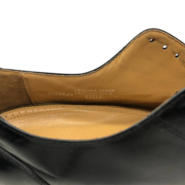Stafford Straight Tip Shoes, Made in USA, Size 9 1/2EEE Men's 27.5cm genuine leather black type Vintage Second Hand