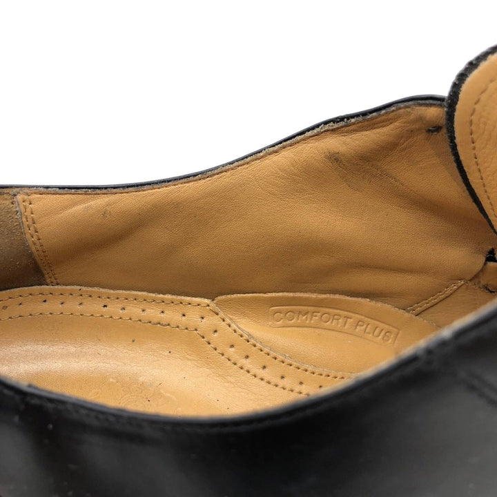 Stafford Straight Tip Shoes, Made in USA, Size 9 1/2EEE Men's 27.5cm genuine leather black type Vintage Second Hand