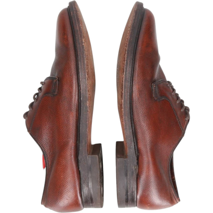 Florsheim plain toe shoes, size 8E Men's 26.0cm unclear brown type Vintage Second Hand