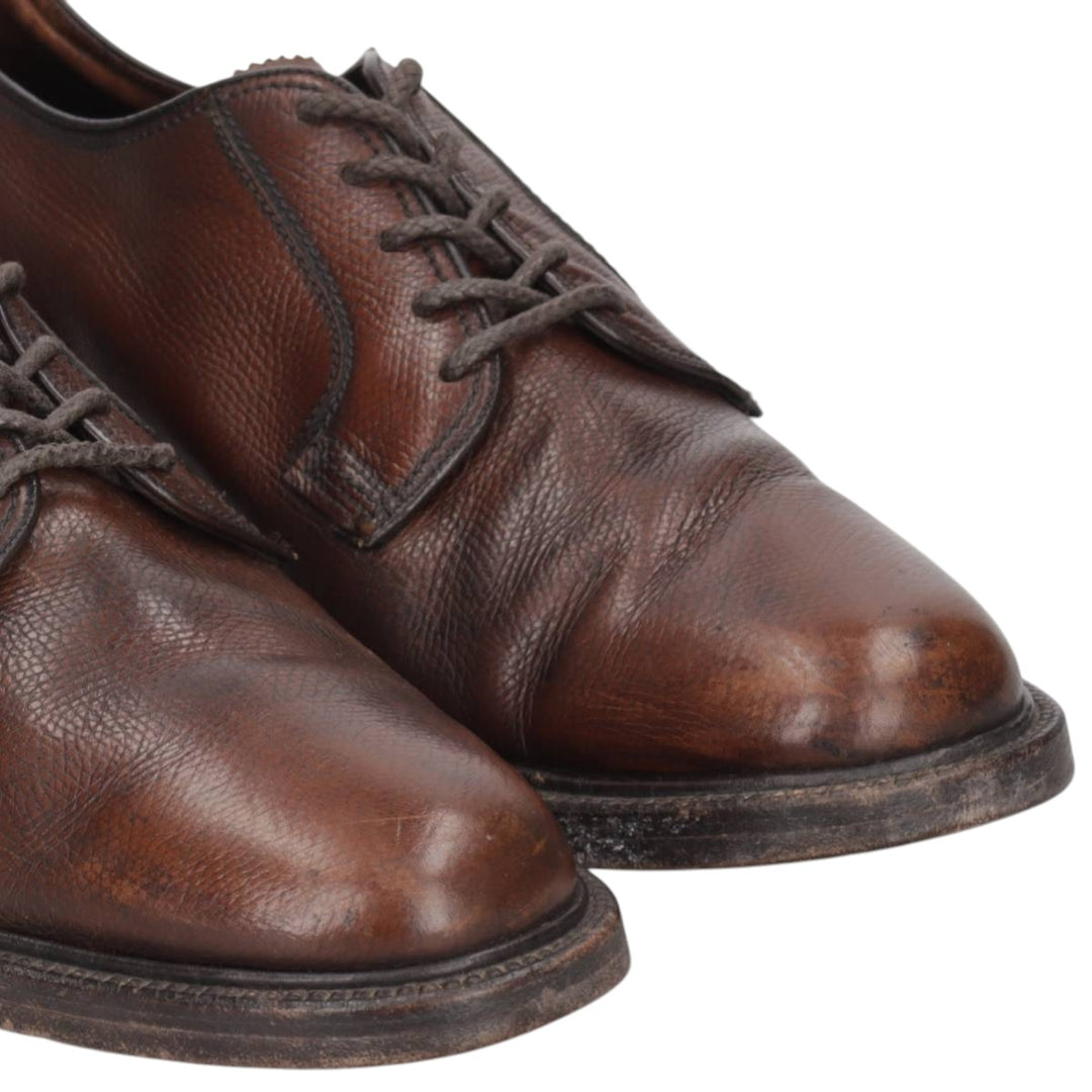 Florsheim plain toe shoes, size 8E Men's 26.0cm unclear brown type Vintage Second Hand