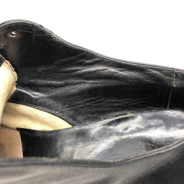 Bally MOULINS plain toe shoes Men's 27.0cm unclear black type Vintage Second Hand