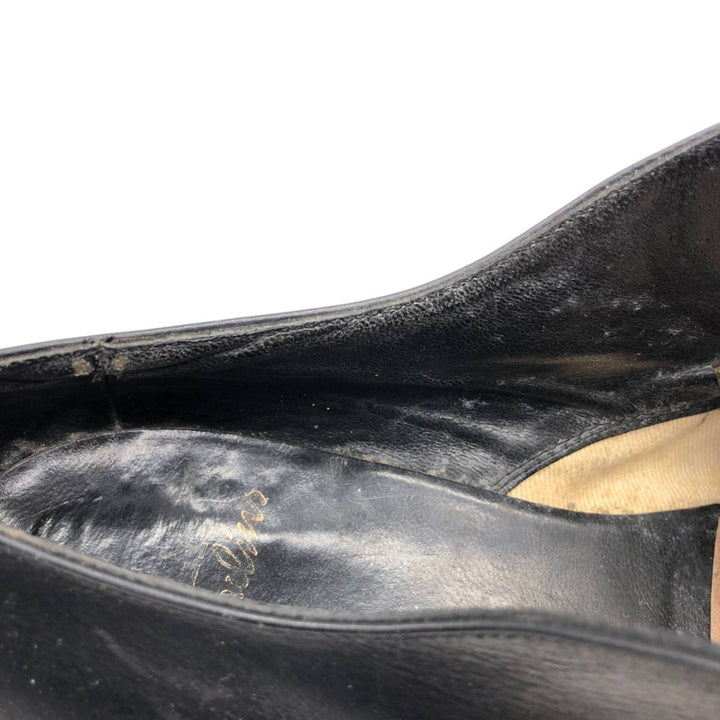 Bally MOULINS plain toe shoes Men's 27.0cm unclear black type Vintage Second Hand