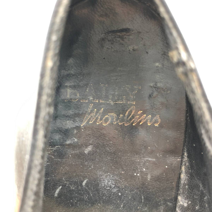 Bally MOULINS plain toe shoes Men's 27.0cm unclear black type Vintage Second Hand