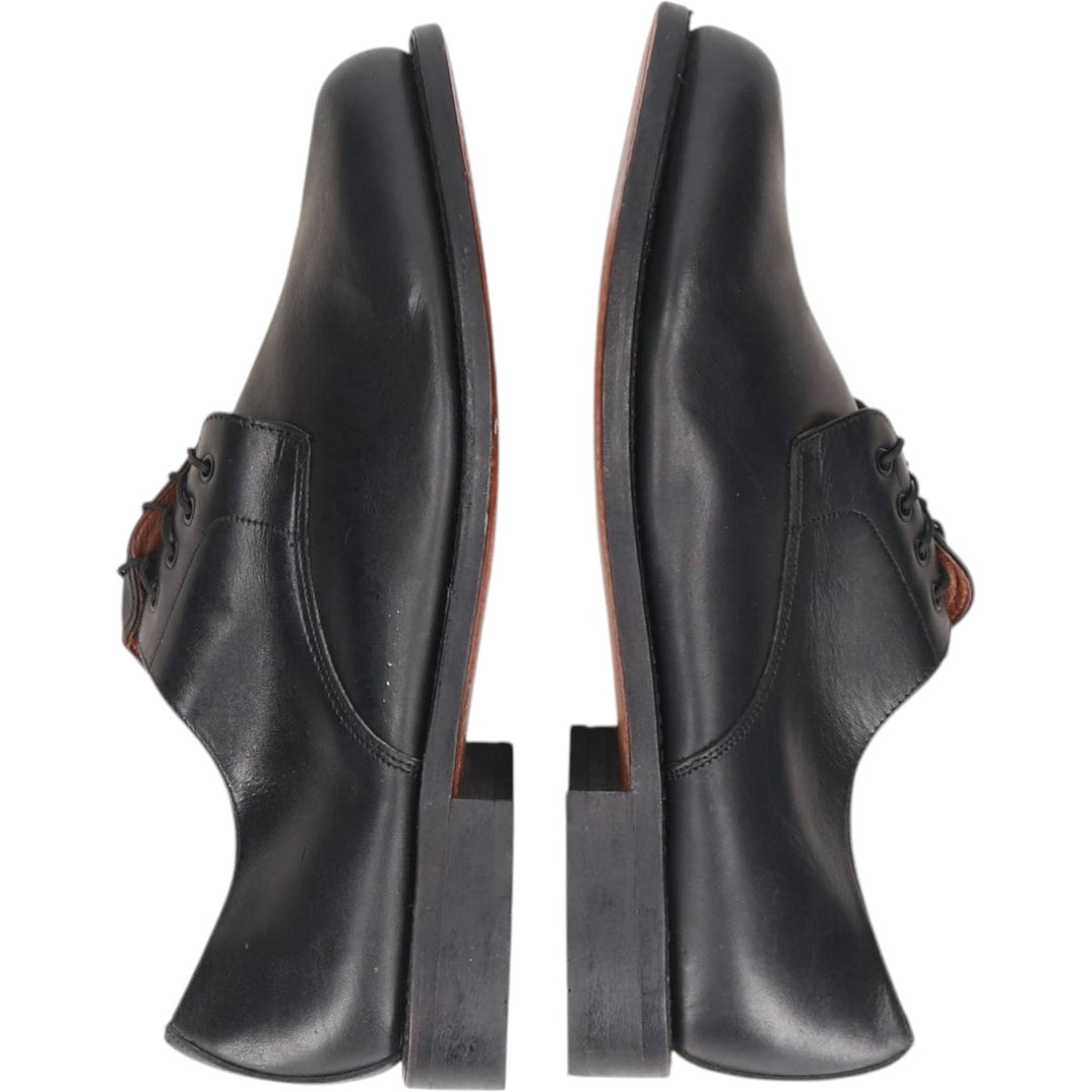 ITUZZI Plain Toe Shoes, Made in Spain, Size 40 Men's 26.5cm genuine leather black type Vintage Second Hand
