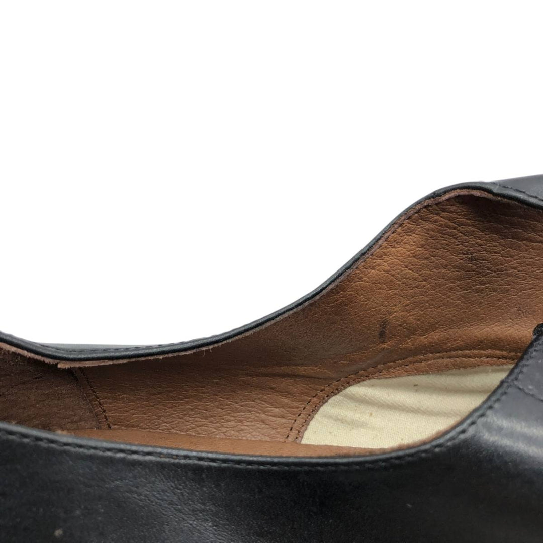 ITUZZI Plain Toe Shoes, Made in Spain, Size 40 Men's 26.5cm genuine leather black type Vintage Second Hand