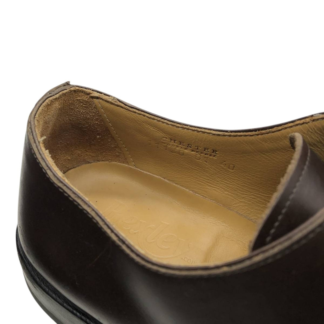 BEXLEY Plain Toe Shoes, Made in England, Size 40 Men's 27.0cm genuine leather brown type Vintage Second Hand