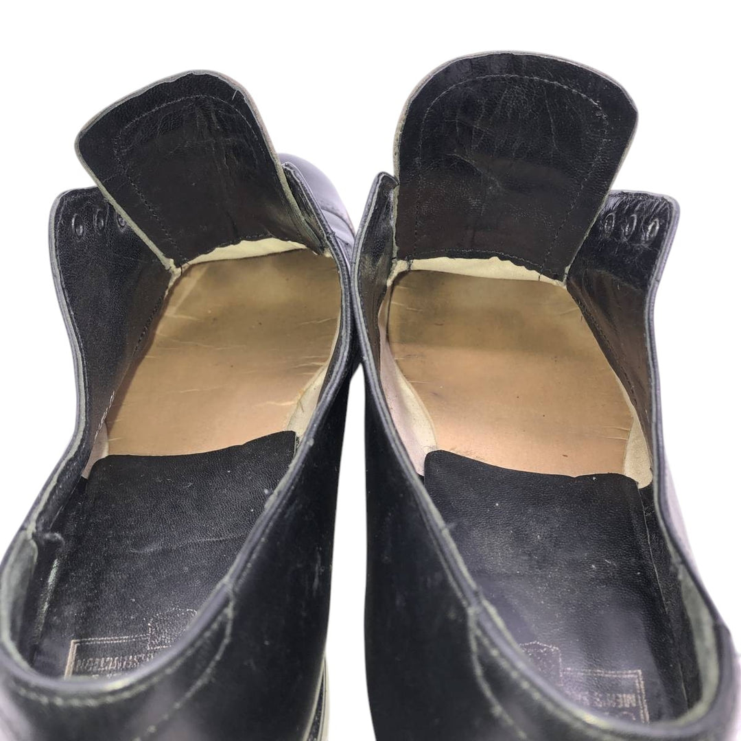 STACY ADAMS Straight Tip Saddle Shoes, Size 10 1/2D (Men's equivalent to 11.4" /saa015054 Men's 29.0cm genuine leather black type Vintage Second Hand