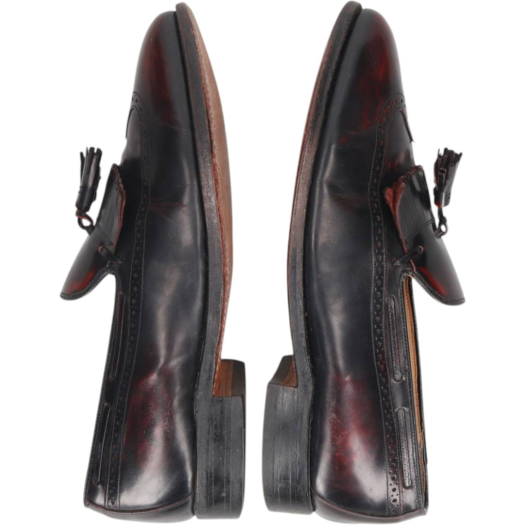 Johnston & Murphy ARISTOCRAFT Tassel Loafers Made in USA Men's 27.0cm genuine leather black type Vintage Second Hand