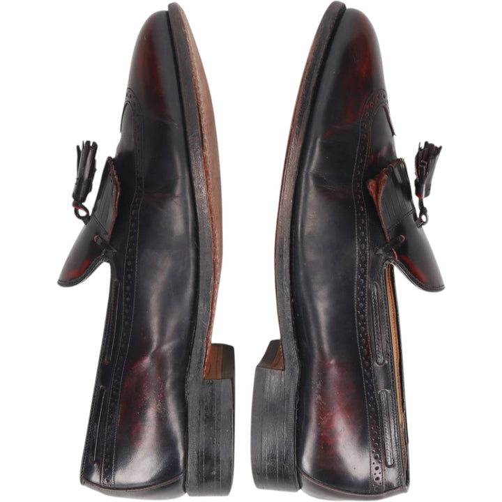 Johnston & Murphy ARISTOCRAFT Tassel Loafers Made in USA Men's 27.0cm genuine leather black type Vintage Second Hand