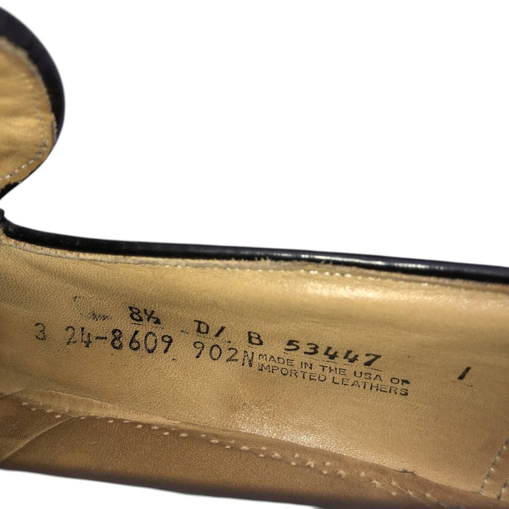 Johnston & Murphy ARISTOCRAFT Tassel Loafers Made in USA Men's 27.0cm genuine leather black type Vintage Second Hand