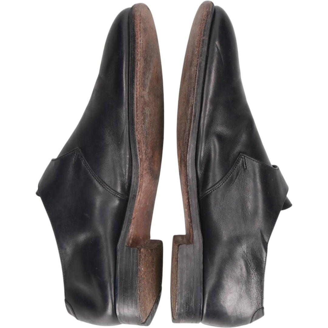 BOWEN Monk Strap Shoes, Made in England, Size 10 Men's 28.5cm genuine leather black type Vintage Second Hand