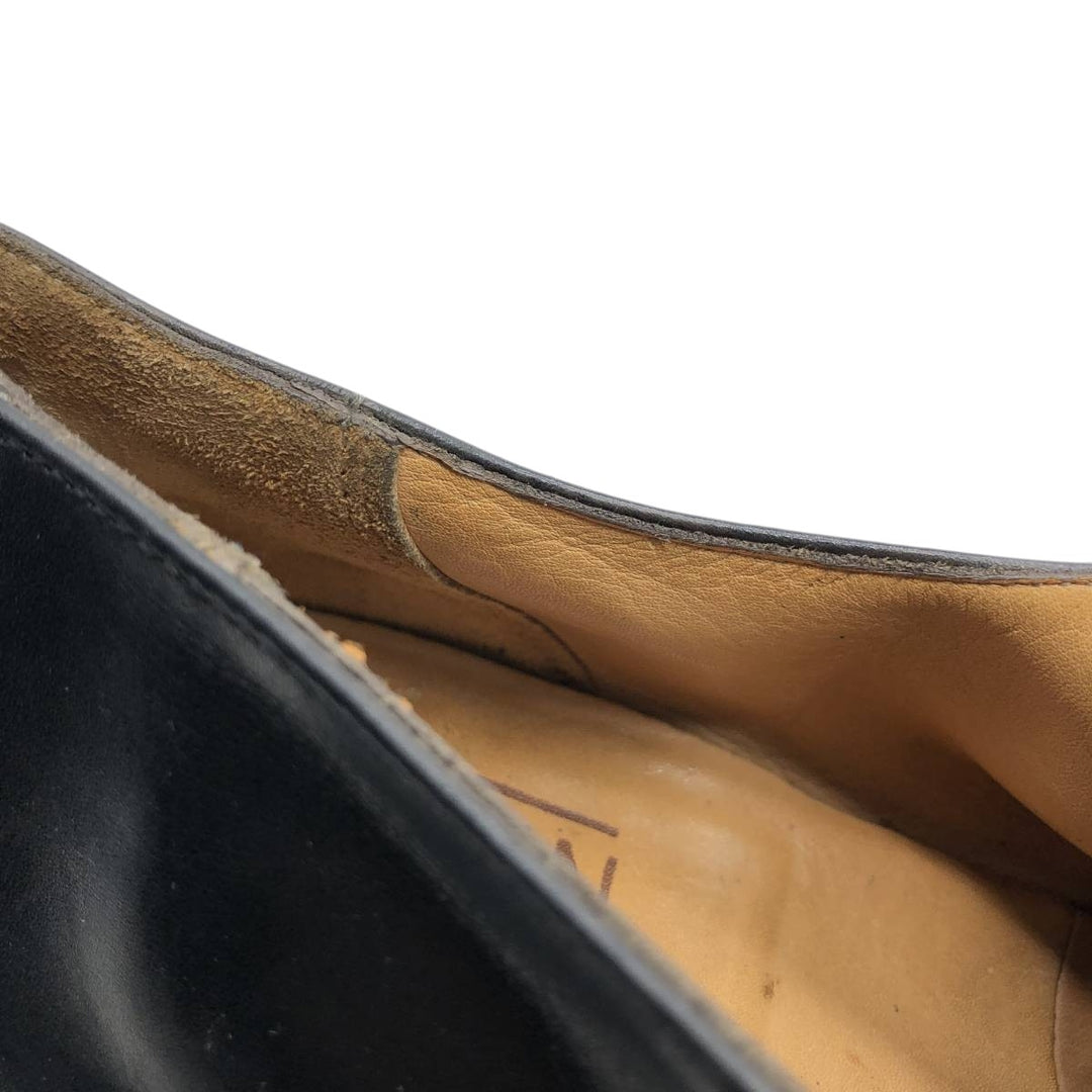 BOWEN Monk Strap Shoes, Made in England, Size 10 Men's 28.5cm genuine leather black type Vintage Second Hand