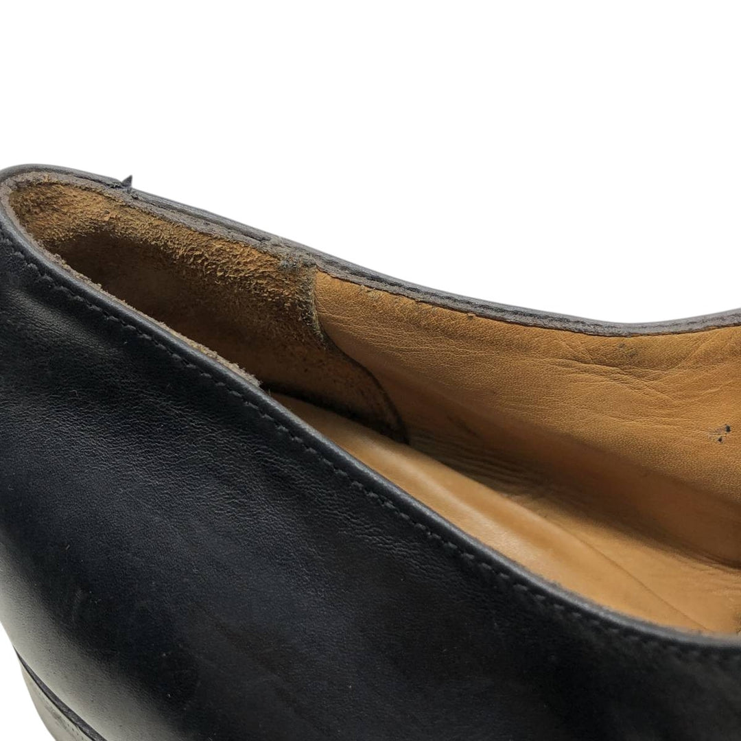 BOWEN Monk Strap Shoes, Made in England, Size 10 Men's 28.5cm genuine leather black type Vintage Second Hand