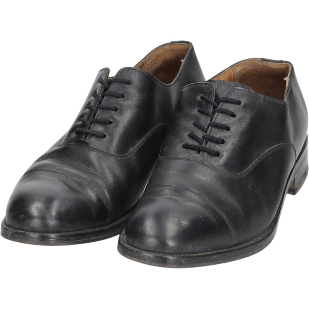 BRITISH SHOES PARIS Straight Tip Shoes Size 41 Men's 26.0cm genuine leather black type Vintage Second Hand