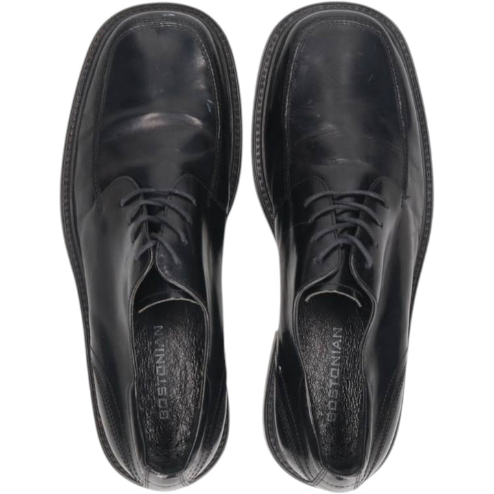 Bostonian Square Toe U-Tip Shoes, Made in Italy Men's 28.0cm genuine leather black type Vintage Second Hand