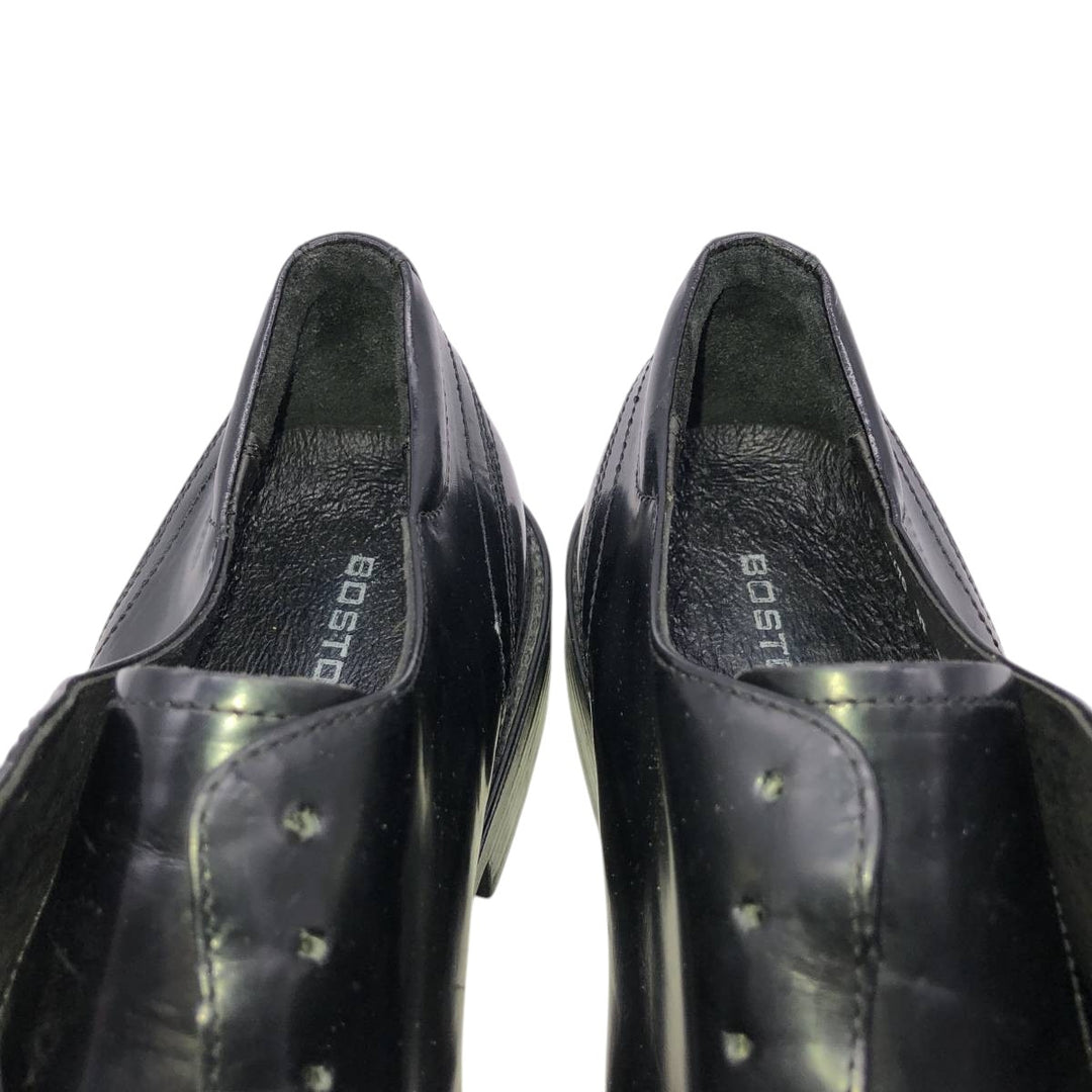 Bostonian Square Toe U-Tip Shoes, Made in Italy Men's 28.0cm genuine leather black type Vintage Second Hand