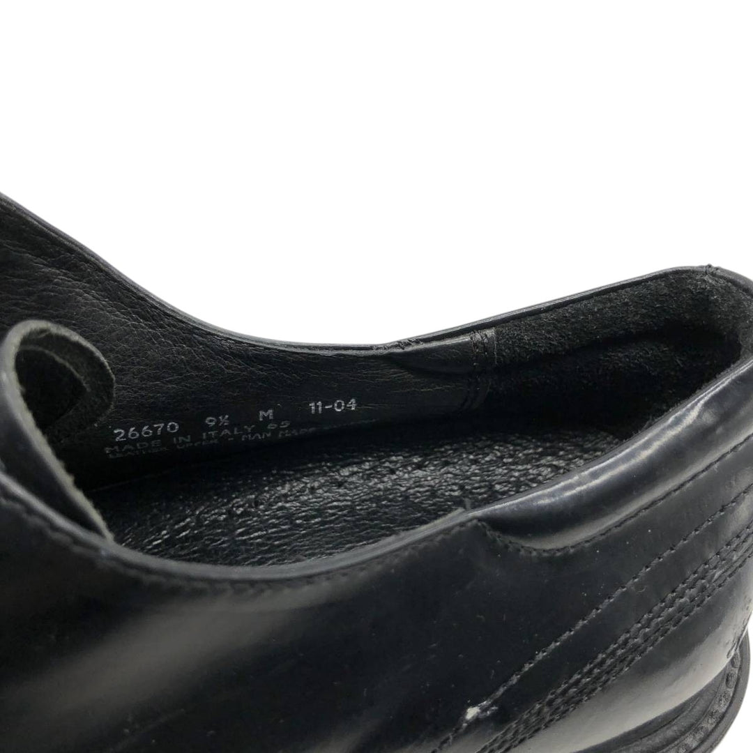 Bostonian Square Toe U-Tip Shoes, Made in Italy Men's 28.0cm genuine leather black type Vintage Second Hand