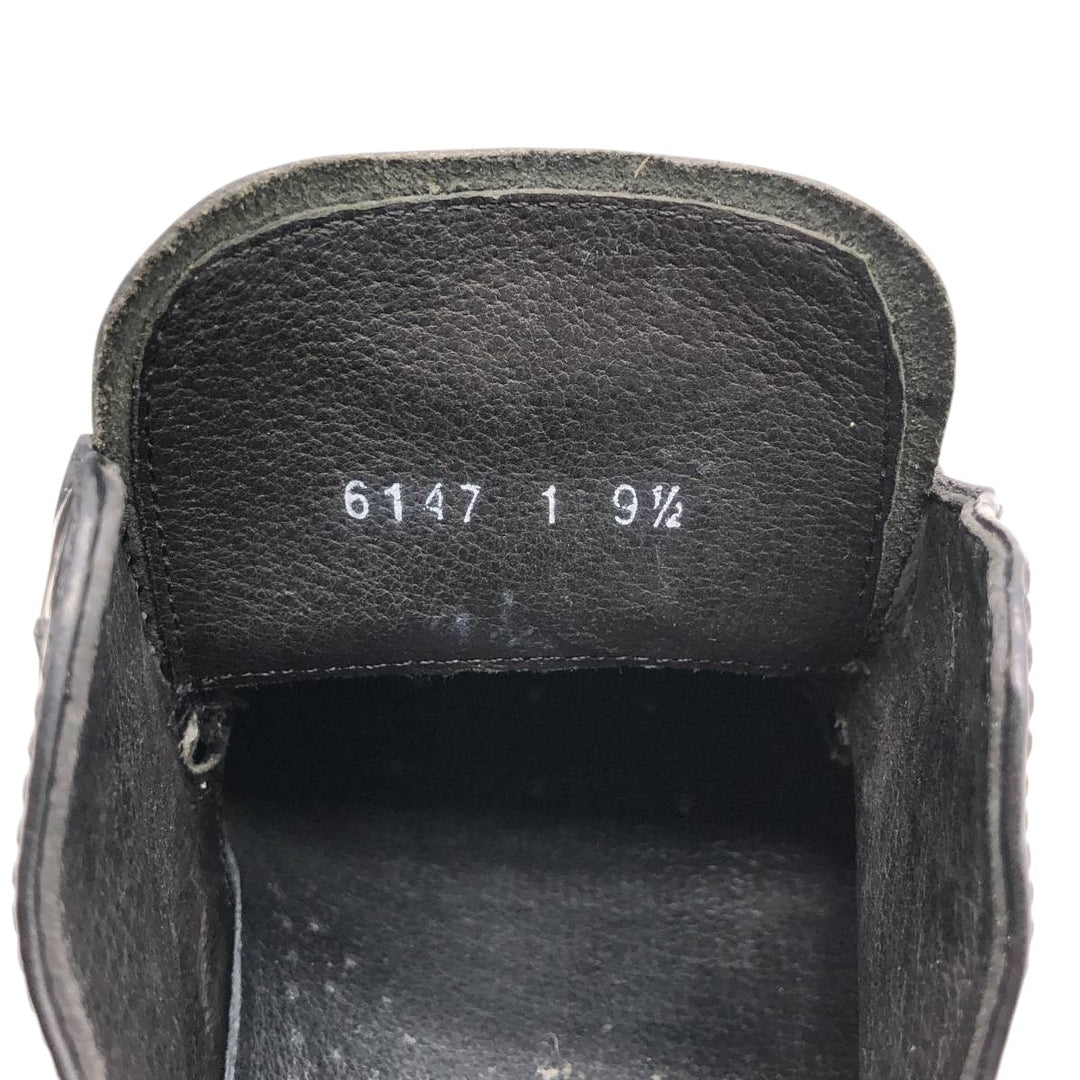 Bostonian Square Toe U-Tip Shoes, Made in Italy Men's 28.0cm genuine leather black type Vintage Second Hand