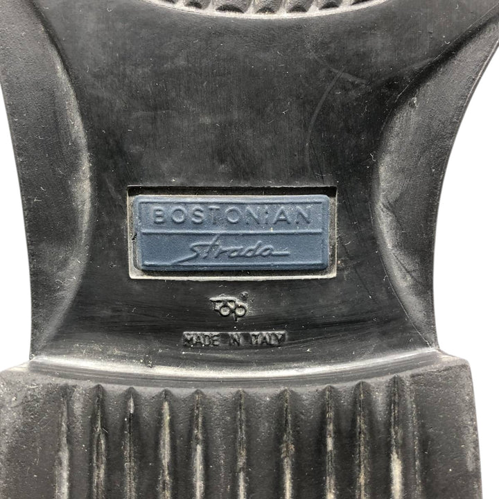 Bostonian Square Toe U-Tip Shoes, Made in Italy Men's 28.0cm genuine leather black type Vintage Second Hand