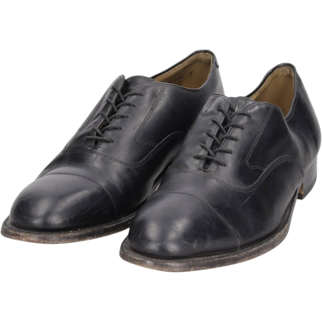 Johnston & Murphy Aristocraft Straight Tip Shoes, Made in USA, Size 8 1/2D Men's 26.5cm genuine leather black type Vintage Second Hand